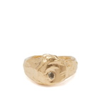 Simuero Women's Marea Ring in Gold/Clear
