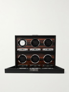 WOLF - Roadster Full-Grain Vegan Leather Six-Piece Watch Winder