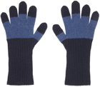Homme Plissé Issey Miyake Bi-Color Wool Gloves