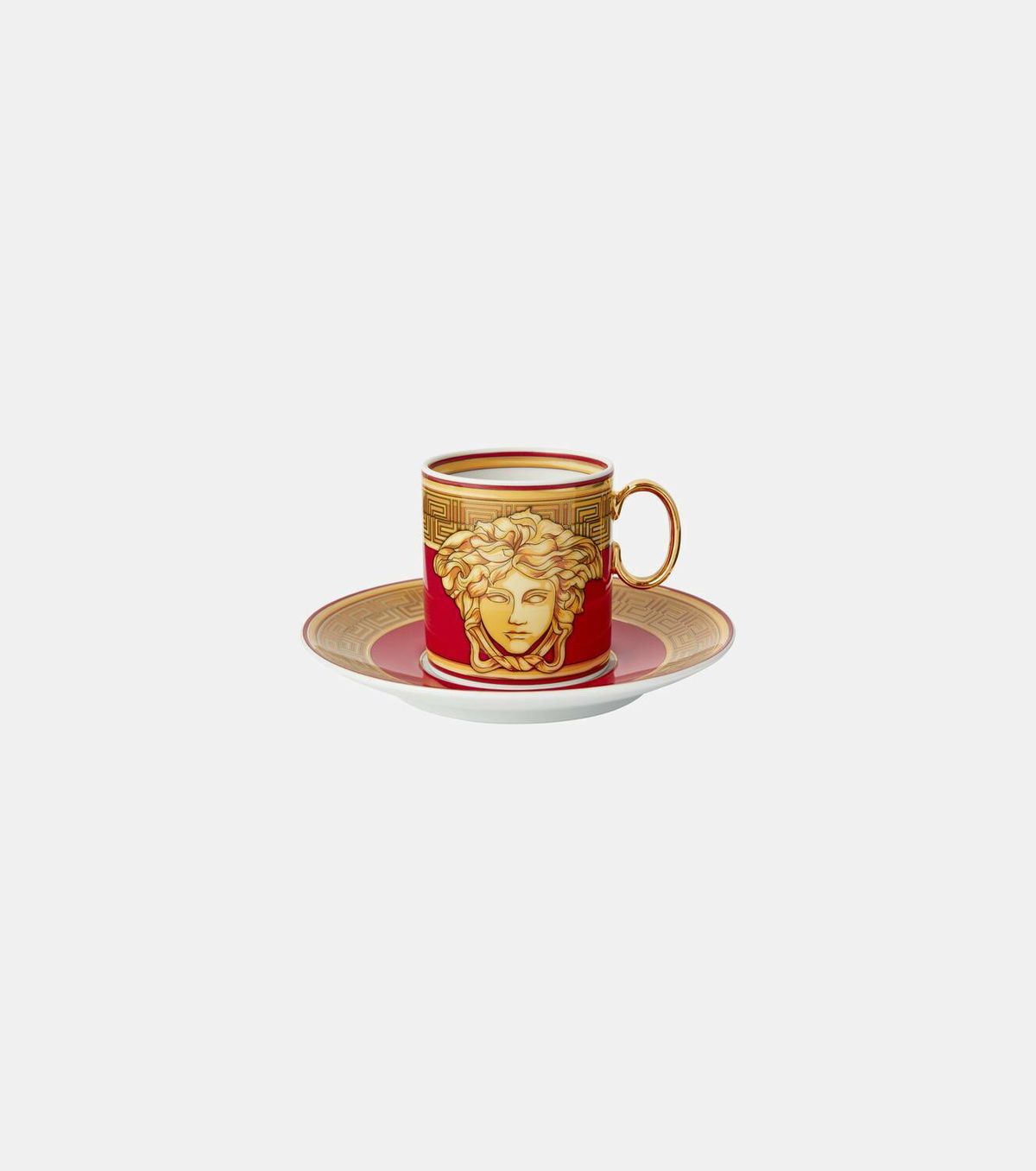 Versace Home Medusa Amplified espresso cup and saucer set