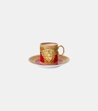 Versace Home Medusa Amplified espresso cup and saucer set