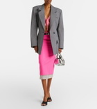 The Attico Wool and cotton blazer