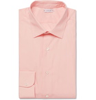 Caruso - Slim-Fit Cotton-Poplin Shirt - Pink