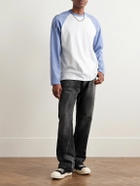 John Elliott - Baseball Colour-Block Cotton-Jersey T-Shirt - White