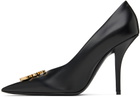 Burberry Black Monogram Heels