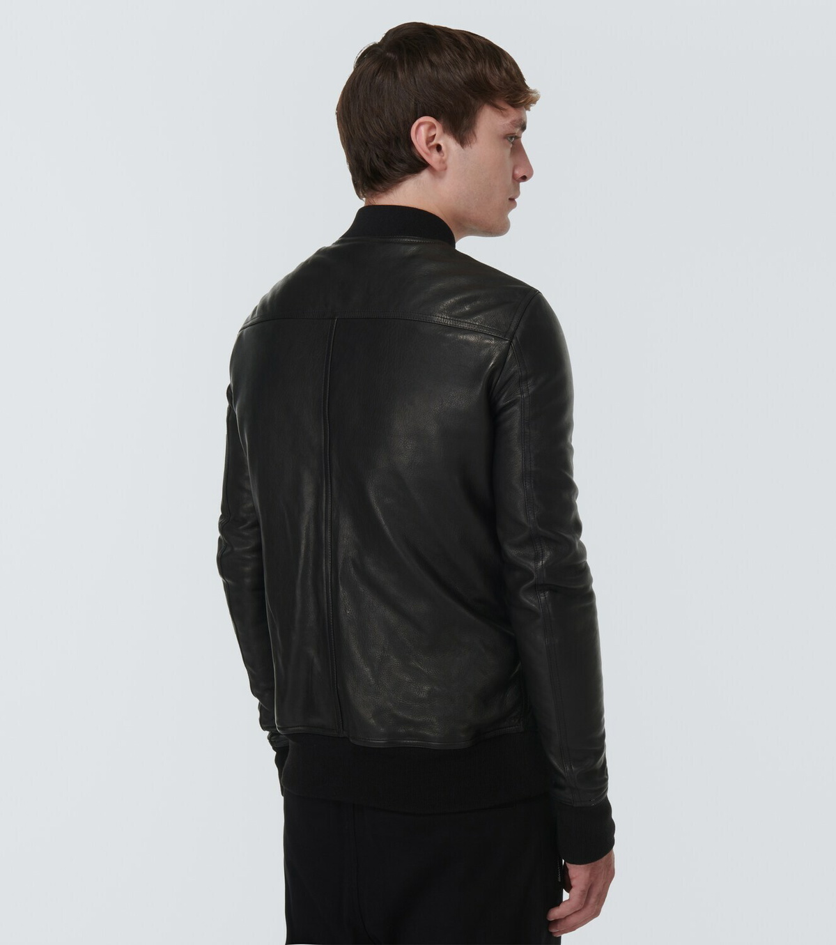 Rick Owens Leather bomber jacket Rick Owens