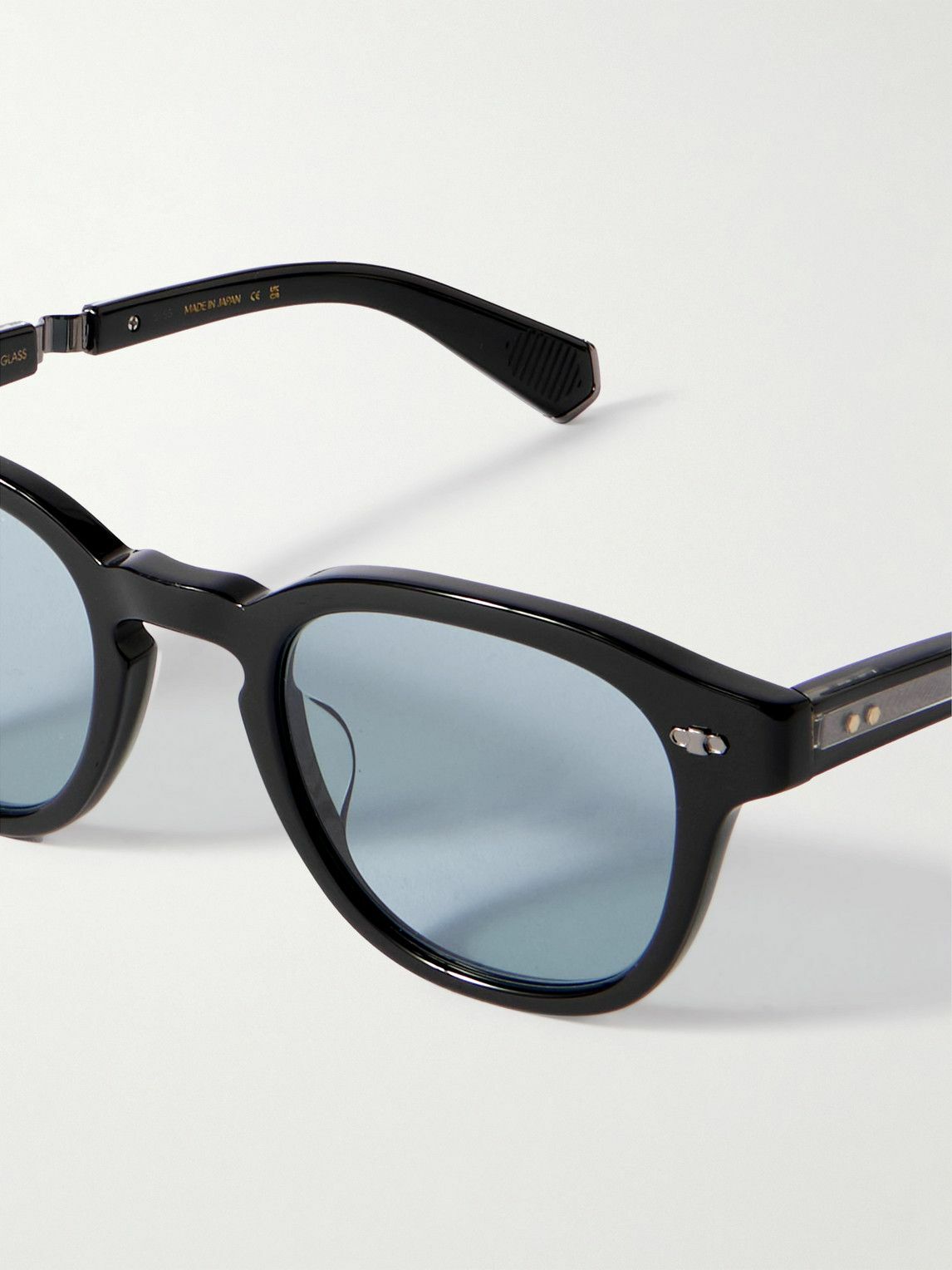 Mr Leight - James S Round-Frame Acetate and Titanium Sunglasses