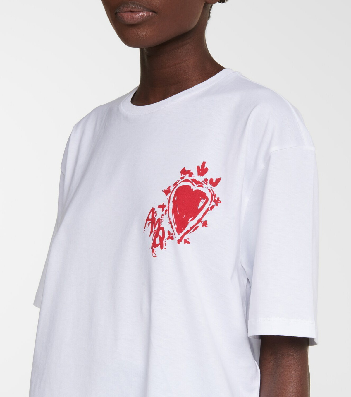 Alexander McQueen Printed cotton T-shirt Alexander McQueen