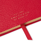 Kingsman - Smythson Panama Manners Maketh Man Cross-Grain Leather Notebook - Red