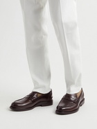 Brunello Cucinelli - Leather Loafers - Brown