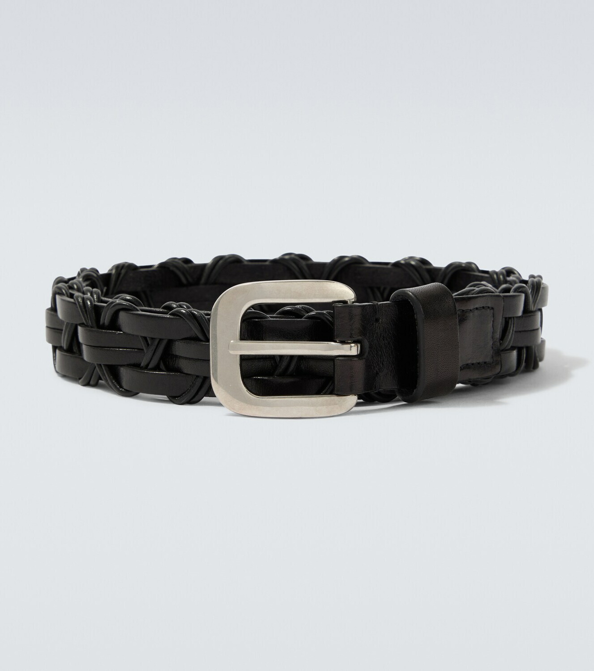 The Row Cord woven leather belt