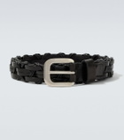 The Row Cord woven leather belt