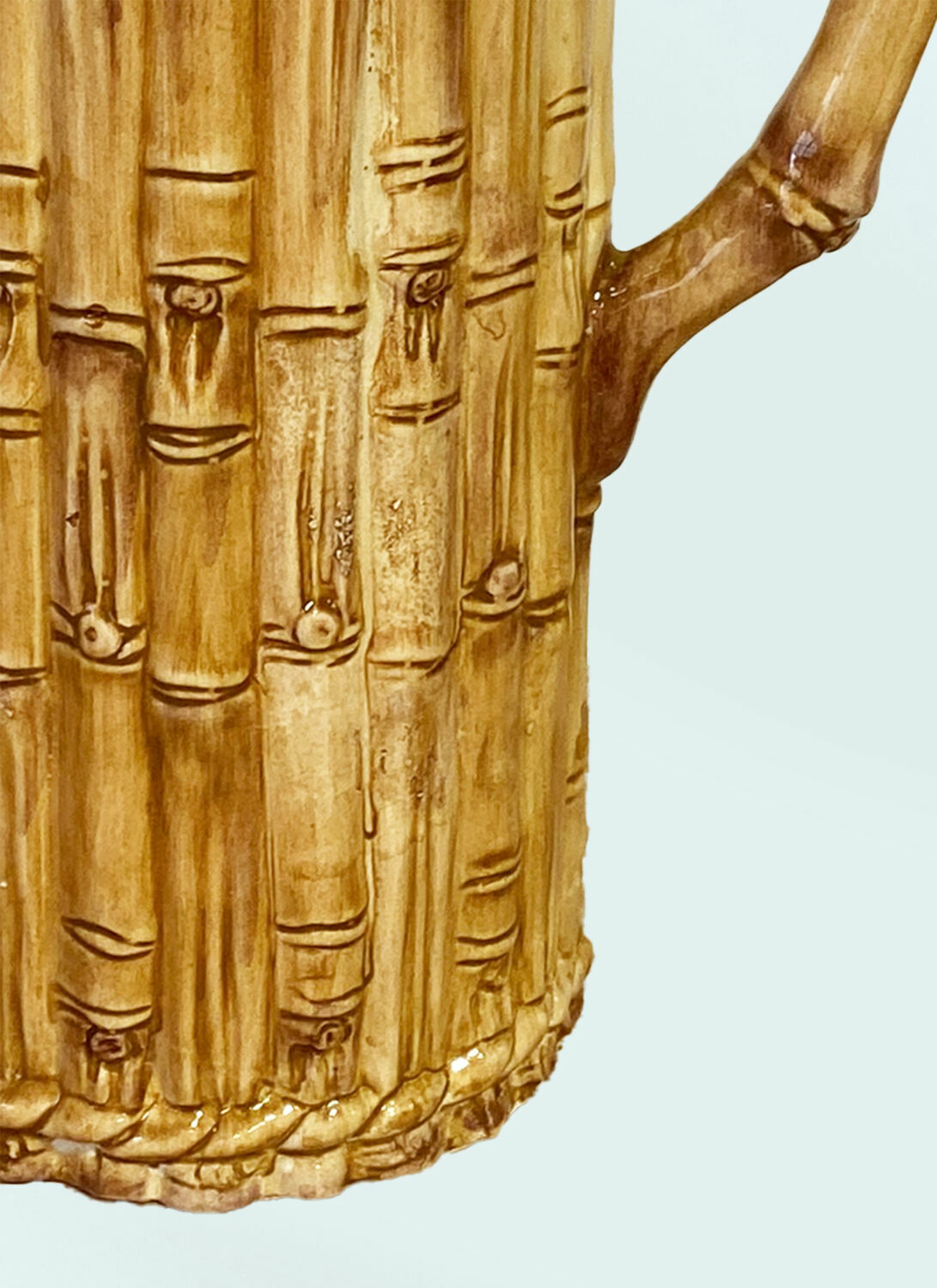 Les-Ottomans Bamboo Ceramic Jug
