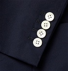 Thom Browne - Navy Slim-Fit Unstructured Canvas Suit Jacket - Navy