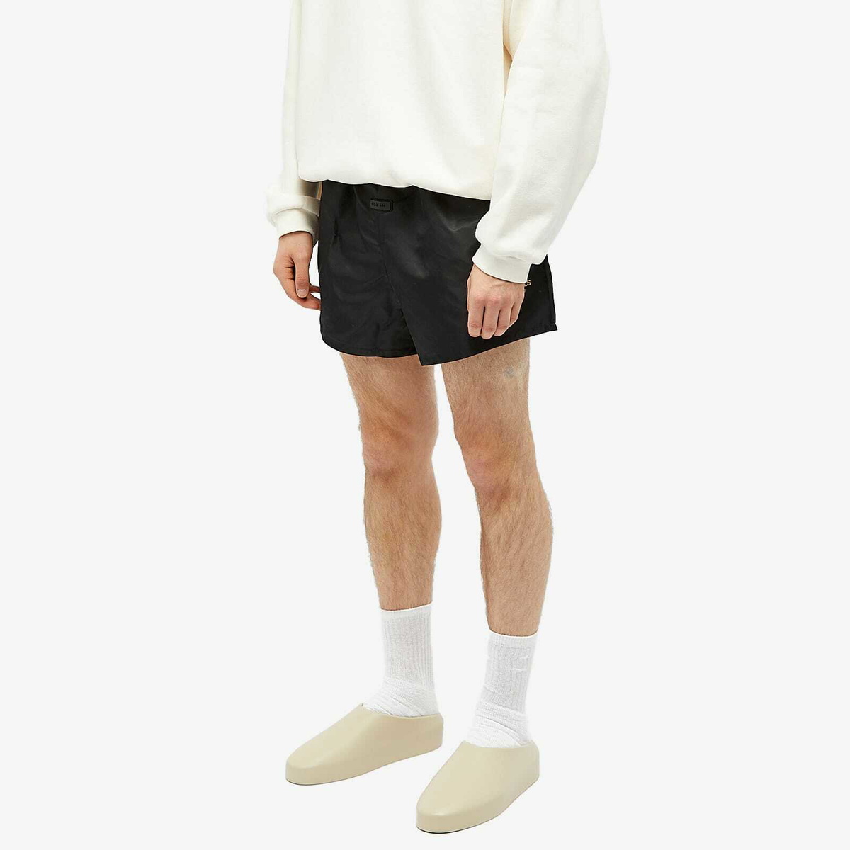 Fear of God ESSENTIALS Men's Running Short in Jet Black Fear Of God ...