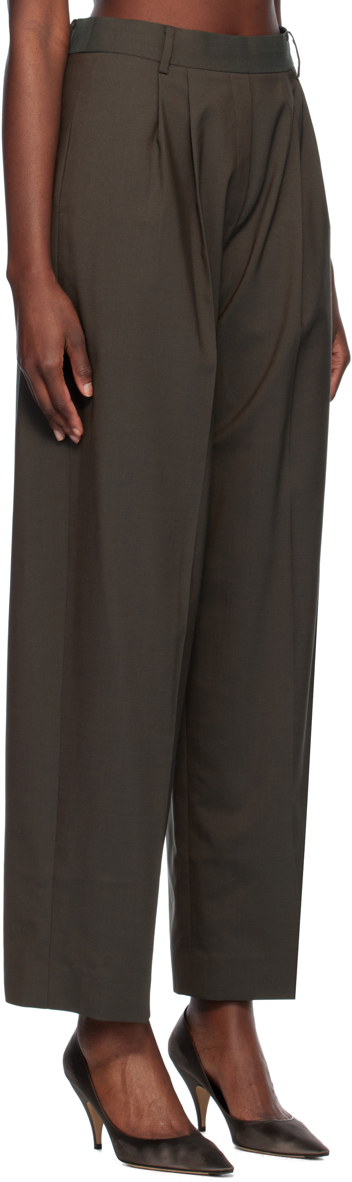 GIA STUDIOS Gray Demie Trousers