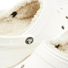 Crocs Women's Classic Platform Lined Clog in White