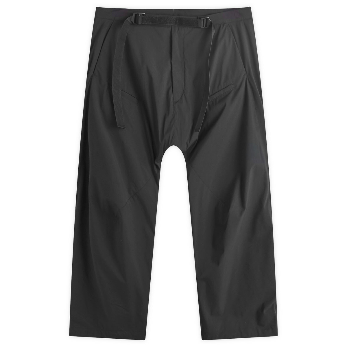 Acronym Men's Encapsulated Nylon Ultrawide Drawcord Trousers in Black