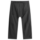 Acronym Men's Encapsulated Nylon Ultrawide Drawcord Trousers in Black