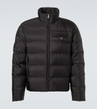Prada Logo quilted down jacket