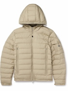 Moncler - Galion Quilted Shell Hooded Down Jacket - Neutrals