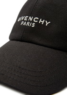 Givenchy Logo-embroidered Cnavas cap - Black - One Size
