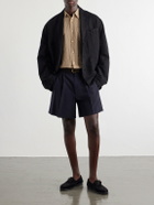 Oliver Spencer - Checked Cotton-Blend Seersucker Shirt - Neutrals