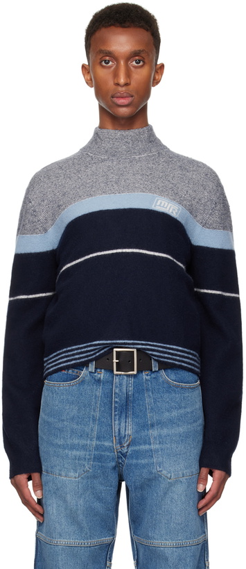 Photo: Martine Rose Navy Pilling Turtleneck
