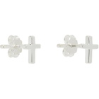 Stolen Girlfriends Club Tiny Stolen Cross Earrings