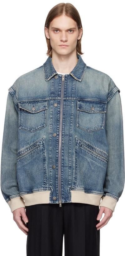 Photo: Golden Goose Blue Washed Denim Jacket