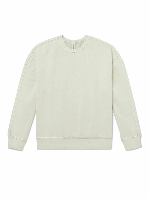 Photo: FrizmWORKS - OG Pigment-Dyed Cotton-Jersey Sweatshirt - Green