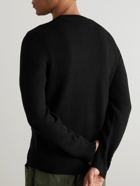Theory - Ribbed Merino Wool Sweater - Black