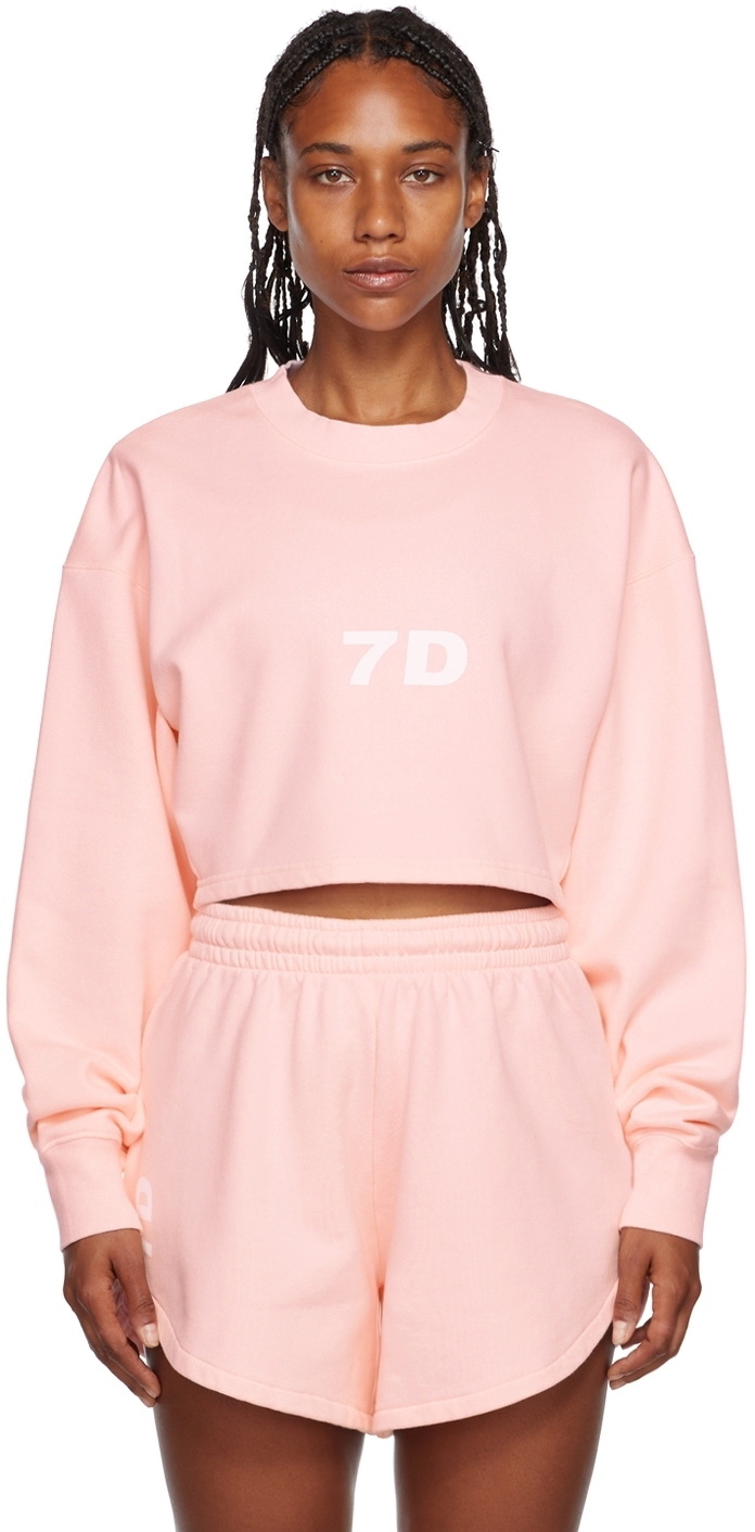 7 DAYS Active Pink Monday Sport Sweatshirt