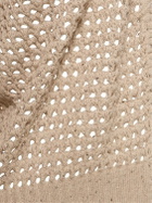 BRUNELLO CUCINELLI - Open Knit Cotton Blend Cardigan