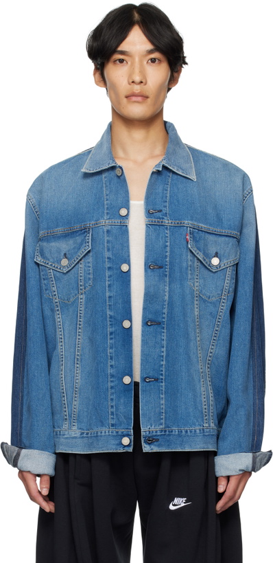 Photo: Bless Two-Pack Blue Maryam Nassir Zadeh Edition N°80 Denim Jackets