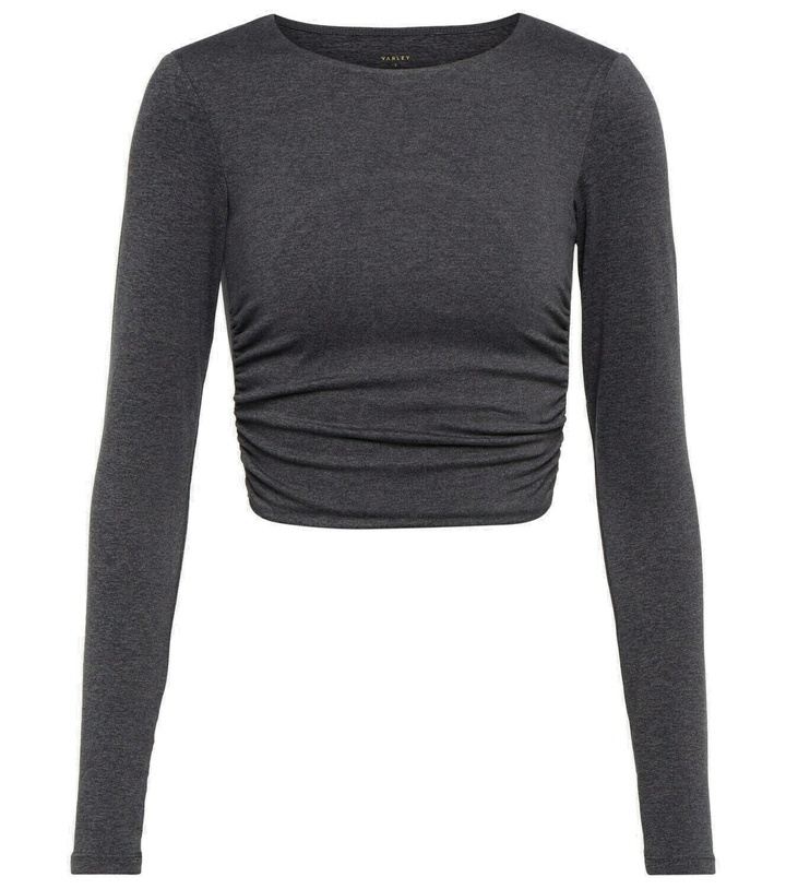 Photo: Varley - Always Warm Sloan cropped jersey top