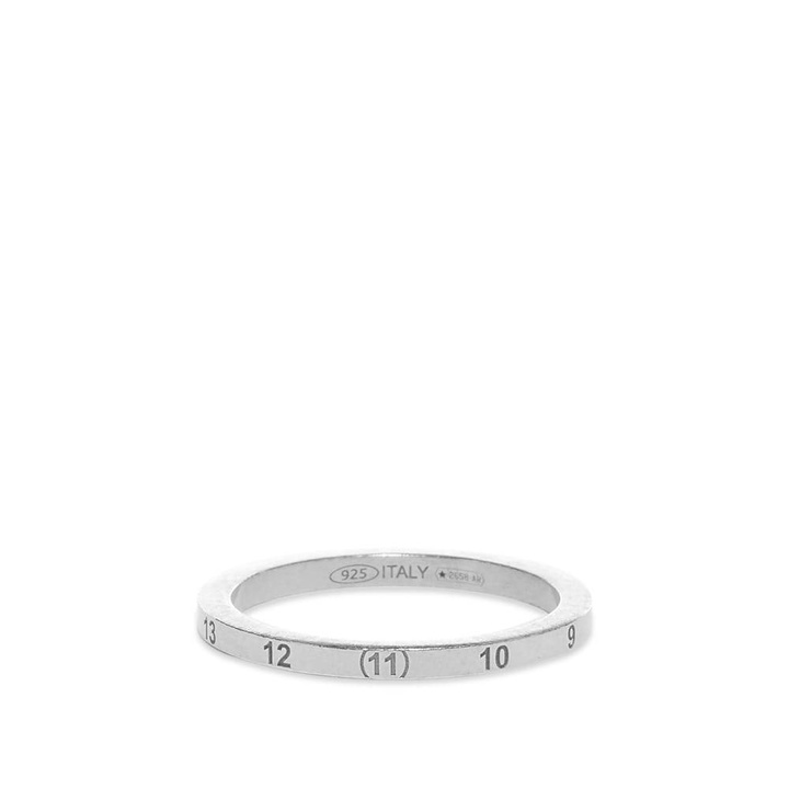 Photo: Maison Margiela Number Logo Slim Band Ring