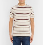 Folk - Striped Cotton-Jersey T-Shirt - Men - Ecru