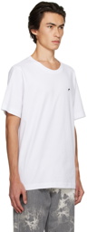 Marine Serre White Crewneck T-Shirt