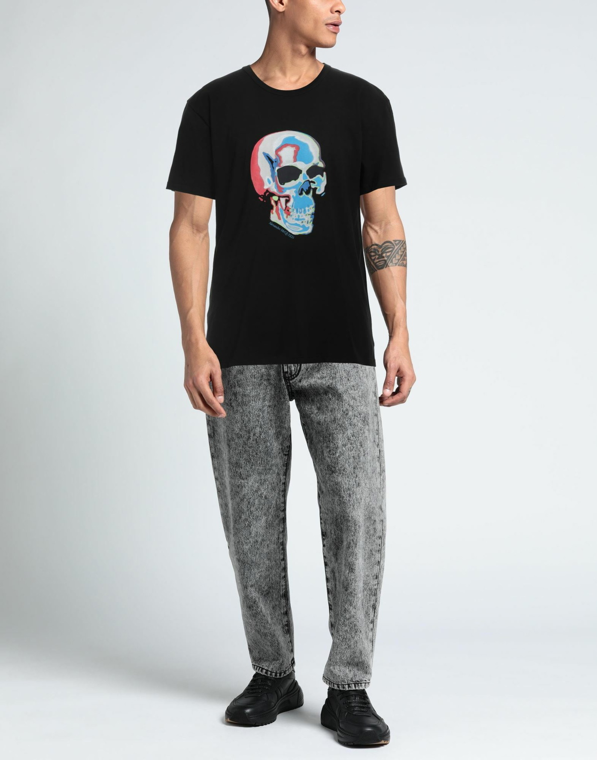 Mcqueen Mens T-shirt in Black