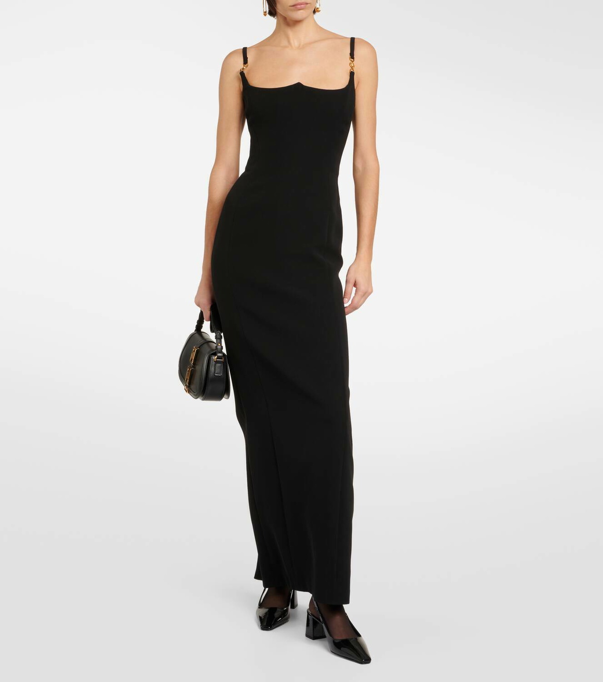 Versace Medusa '95 patent leather slingback pumps Versace
