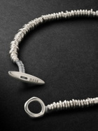 M. Cohen - Pilla Sterling Silver and Cord Bracelet - Silver