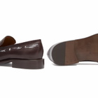 Acne Studios Women's Bassel Loafers in Dark Brown