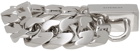 Givenchy Silver G Chain Lock Bracelet