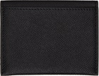 Ferragamo Black Gancini Credit Card Holder