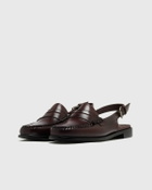 G H Bass WEEJUN Penny Sling Red Womens Casual Shoe