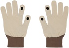 ROA Off-White Graphic Gloves