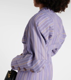 Vivienne Westwood Pourpoint striped cotton blazer