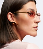 Cartier Eyewear Collection C De Cartier rectangular sunglasses
