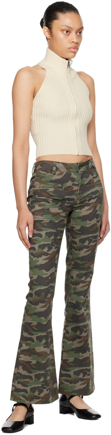 Fax Copy Express Khaki Camouflage Trousers Fax Copy Express